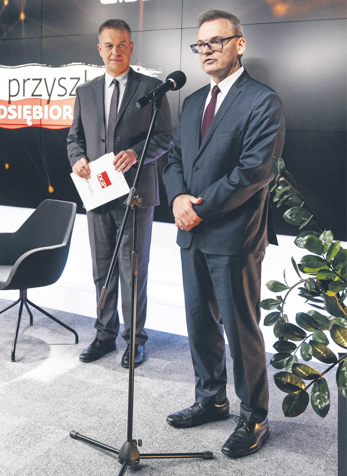 Krzysztof Jedlak – redaktor naczelny DGP i jego zastępca Marek Tejchman