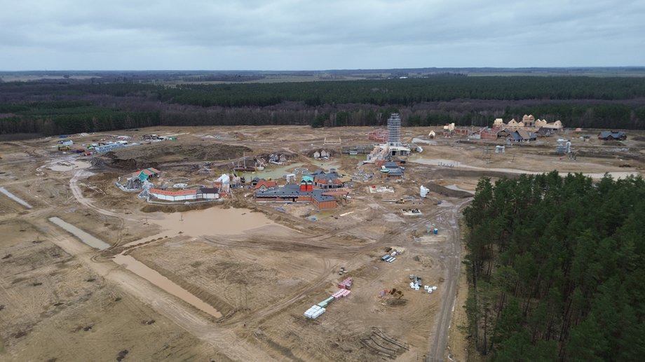 Tak wygląda obecnie plac budowy parku