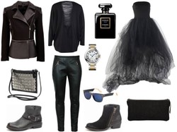 W czerni od stóp do głów: STYLIZACJE z charakterem na jesień 2014