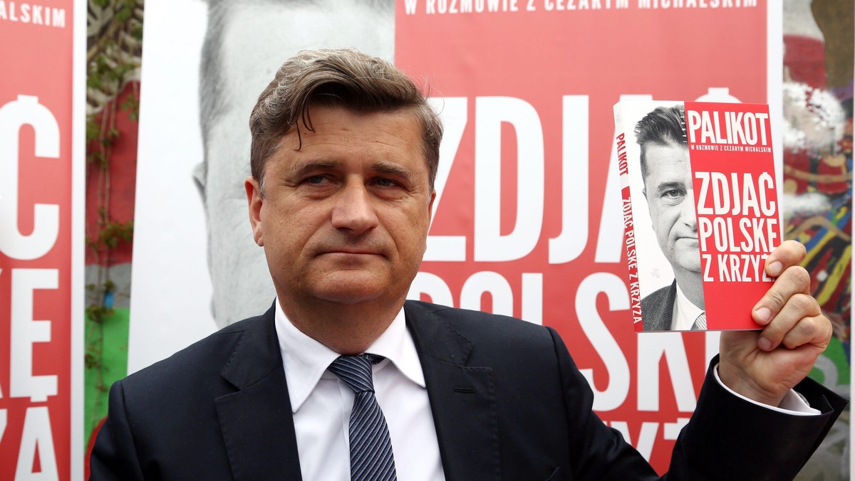 WARSZAWA JANUSZ PALIKOT PROMOCJA KSIKI ZDJ POLSK Z KRZ