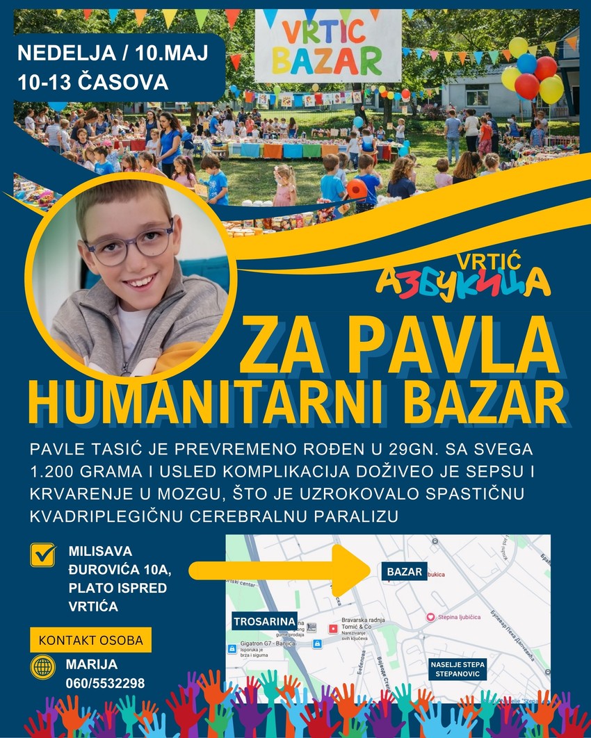 Humanitarni bazar za malog Pavla