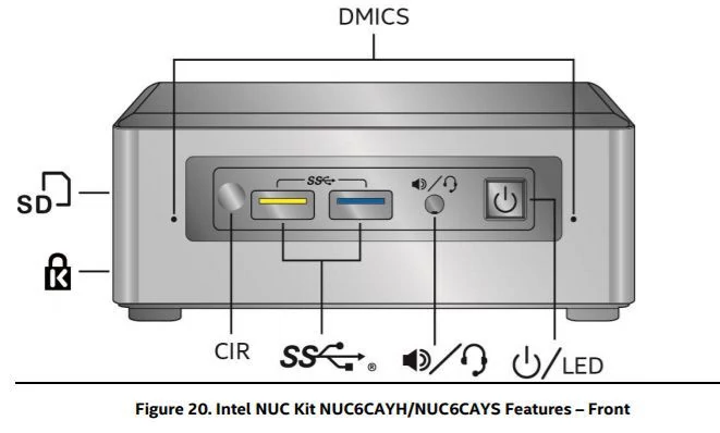 Intel Nuc mini z Apollo Lake