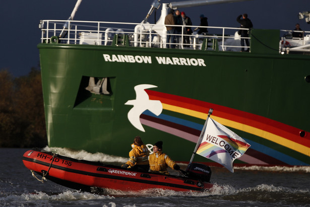 Greenpeace blokuje rosyjski tankowiec. Wśród protestujących Tomasz Dziemianczuk