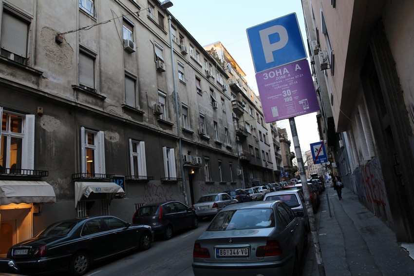 Nova A zona obuhvataće praktično Kosančićev venac i okolinu