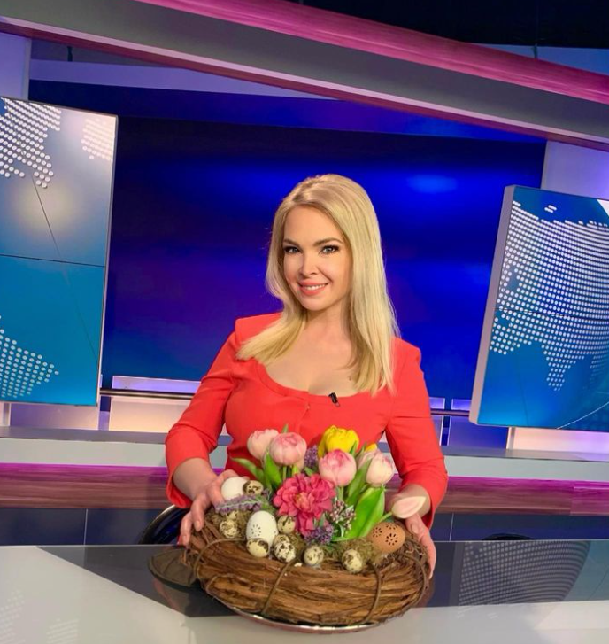 Moderátorka TV JOJ Lucia Barmošová. 