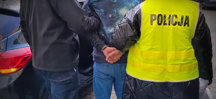 Akcja jak z filmu. Nagle wrzucił wsteczny i potrącił policjantów [WIDEO]