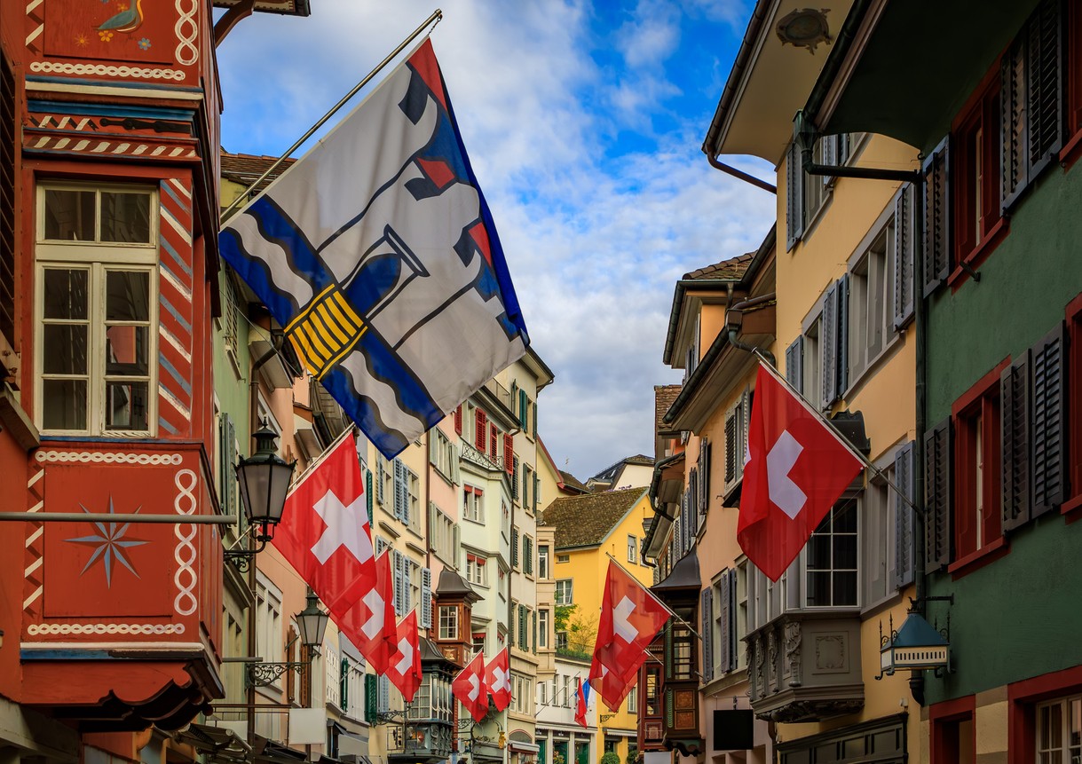 Švajčiarske mesto Zürich. (ilustračné foto)