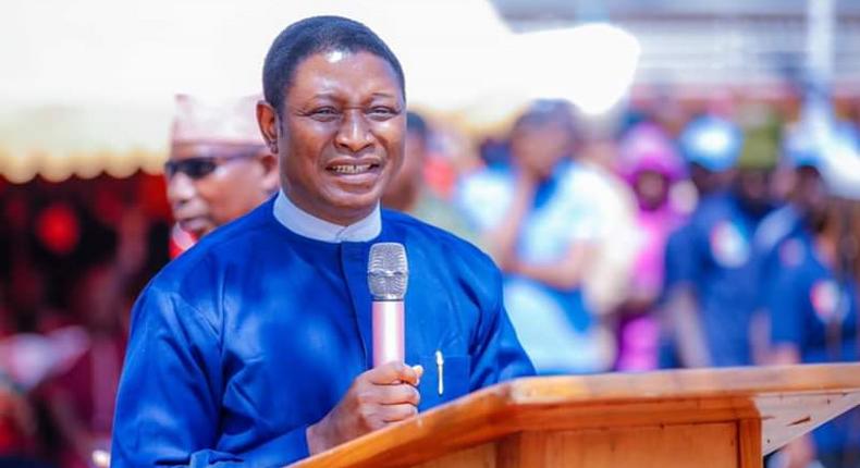 Reverend Yakubu Pam, the Executive Secretary of the Nigeria Christian Pilgrims Commission (NCPC). [Business Day]