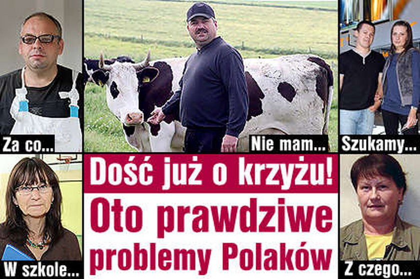 Nie chcemy wojny o krzyż! To są prawdziwe problemy Polaków!