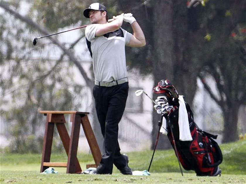 Timberlake zafascynowany golfem