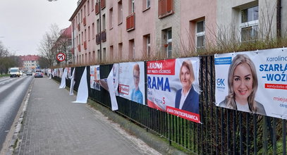 Co za pomysł z Kołobrzegu. Wyborcze banery trafią do ukraińskich okopów. Ochronią żołnierzy przed deszczem