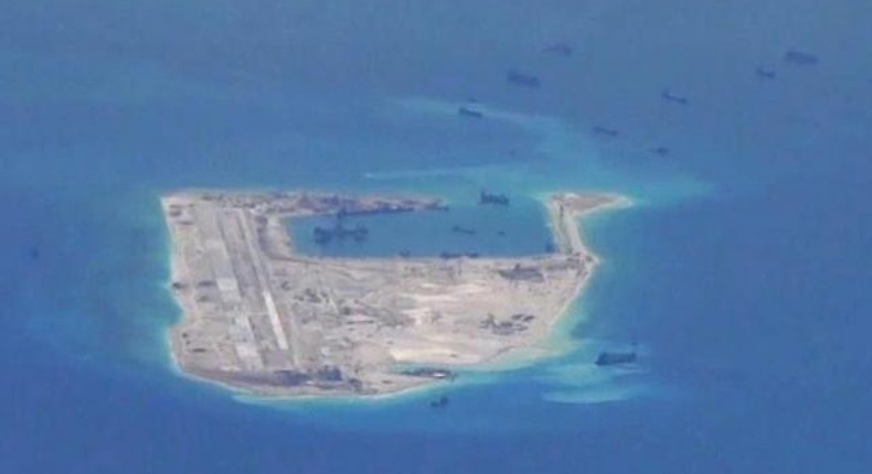 China says has halted reclamation work in South China Sea