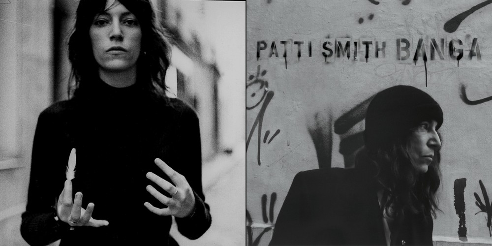<b>Patti Smith - Banga</b><br /><br />Fragment recenzji:<br /><br />Ubrana w męskim stylu Patti pokazała bezkompromisowe podejście do muzyki, bez mizdrzenia się do publiki. Wymownie śpiewała w nowofalowym hymnie „Rock’N Roll Nigger” ze swojej trzeciej płyty „Easter”: „Poza społeczeństwem – to tam jest moje miejsce”. Taka jest też na płycie „Banga”. Poza głównym nurtem.<br /><br /><a href=