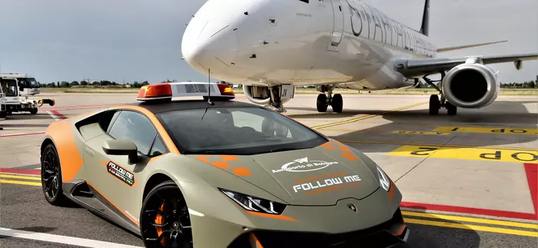 To lotnisko używa Lamborghini Huracana Evo. Włosi mają fantazję 