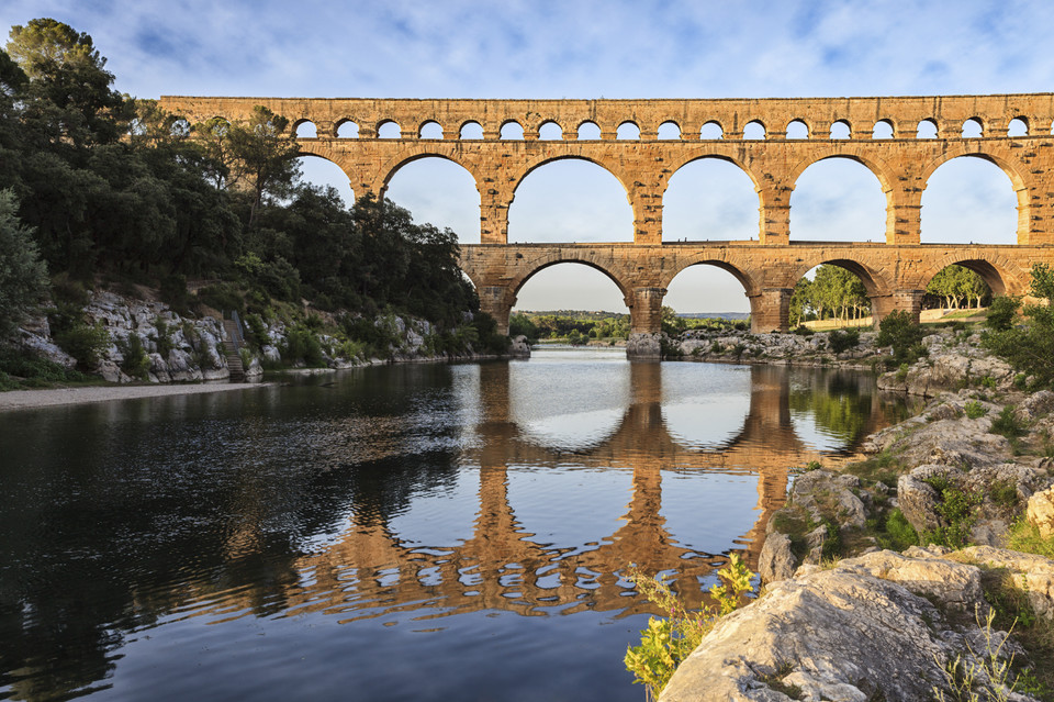 Akwedukt Pont du Gard we Francji