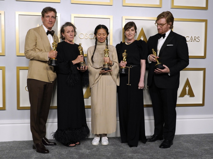 Peter Spears, Frances McDormand, Chloe Zhao, Mollye Asher, Dan Janvey