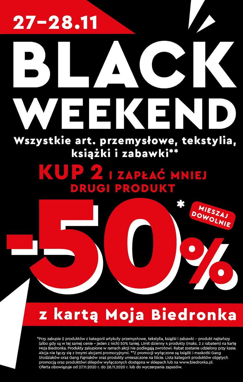 Black Weekend w Biedronce