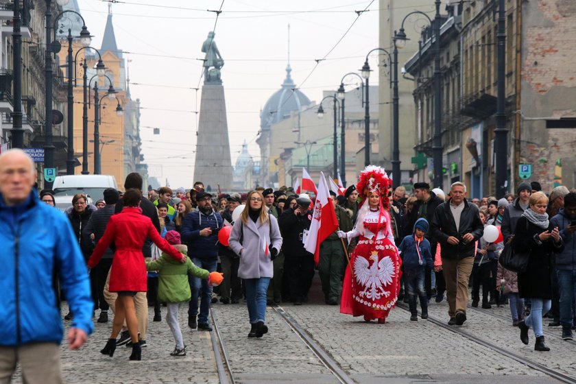 Tak świętowaliśmy 100 rocznicę odzyskania niepodległości w Łodzi