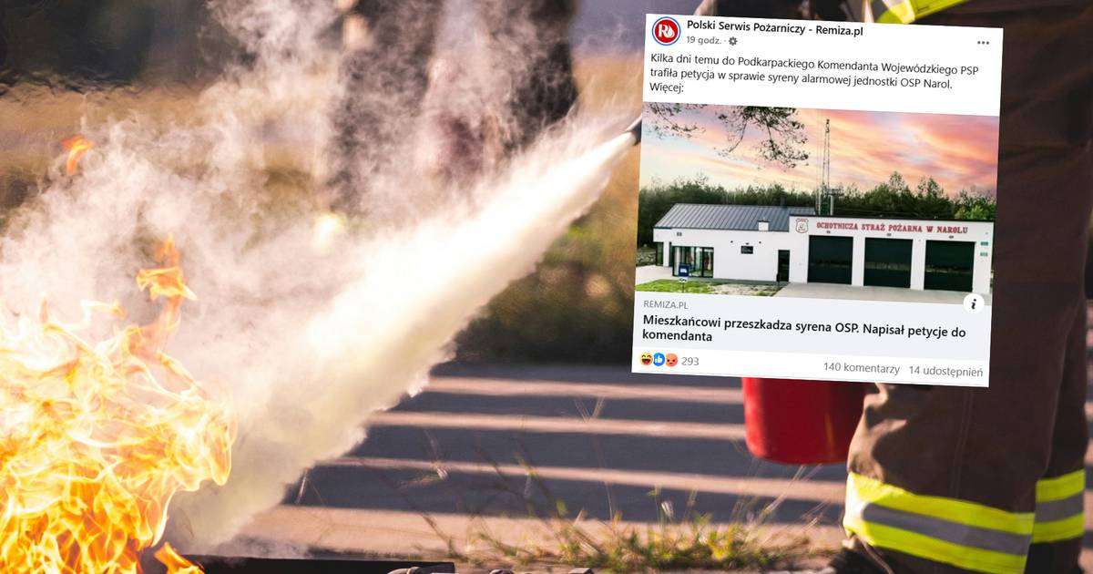 Mieszkaniec skarży się na strażaków. Mówi o "braku szacunku"