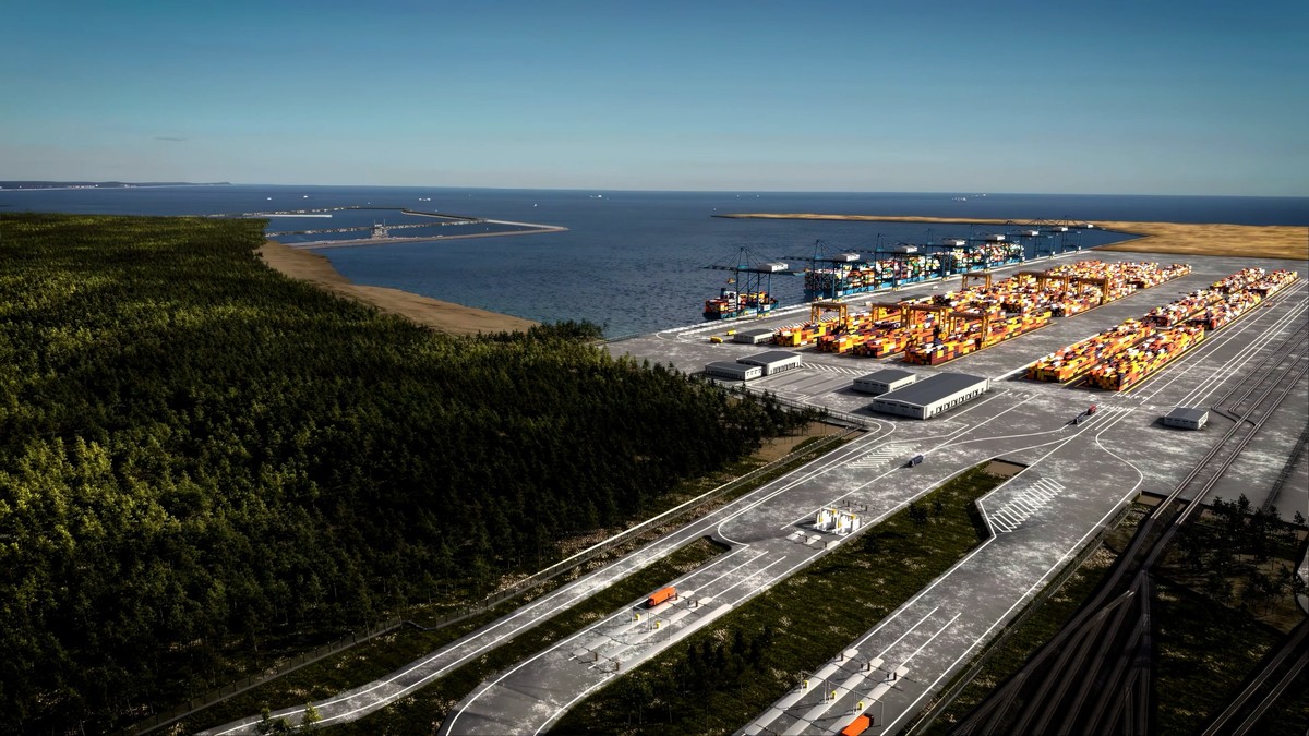 Wizualizacja portu w Świnoujściu