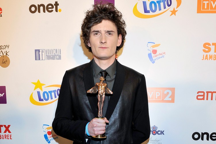 Dawid Podsiadło na gali Fryderyków 2014