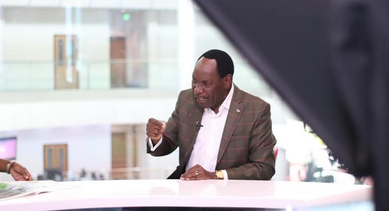 Dr Ezekiel Mutua during a recent interview 