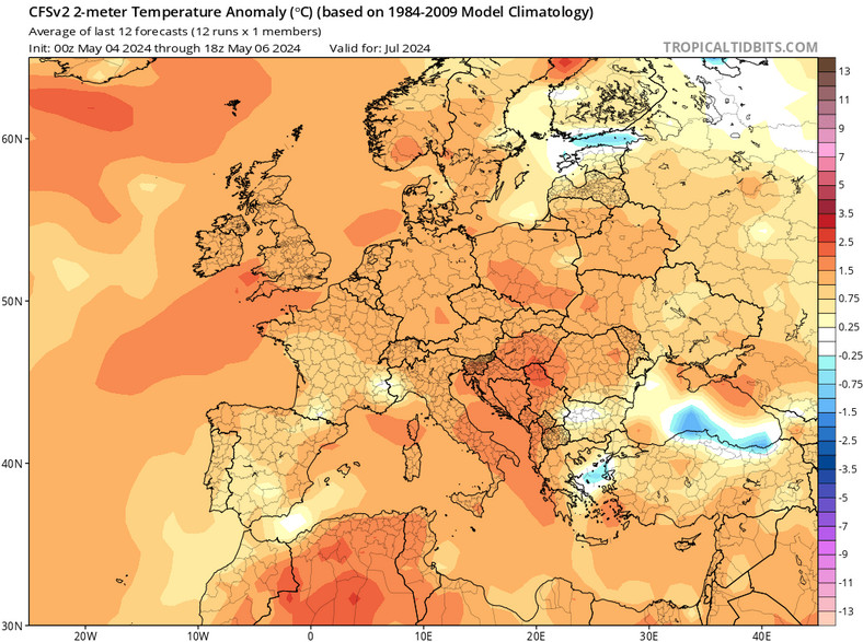 W całej Europie lipiec zapowiada się wyjątkowo gorąco