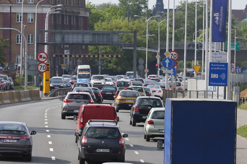 Drogowcy zamkną jezdnie Wisłostrady