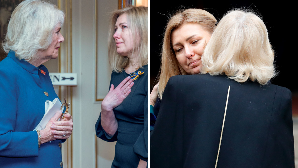Żona ambasadora Ukrainy spotkała się z Camillą. Popłynęły łzy