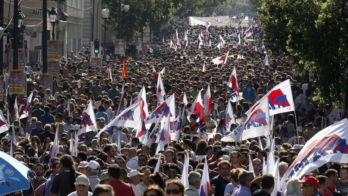 Grecko protesty ulica  reuters