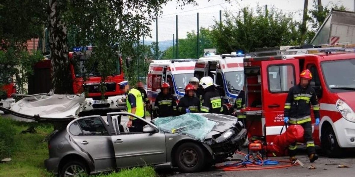 18-latek zginął za kierownicą