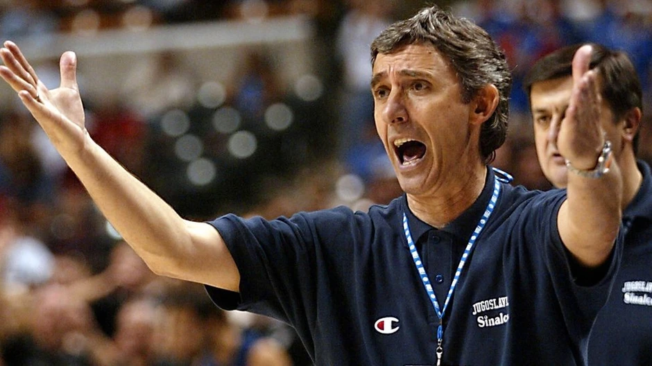 Pešić kao selektor Jugoslavije u Indijanopolisu 2002. godine | Foto: Getty Images
