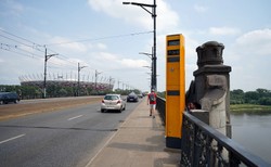 Fotoradary znikną z mostu Poniatowskiego, jest data demontażu