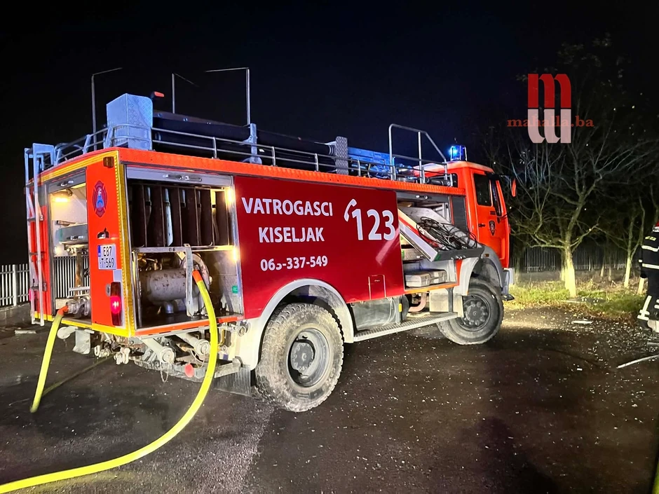 Požar u fabrici odeće "Globus konfekcije" u Kiseljaku