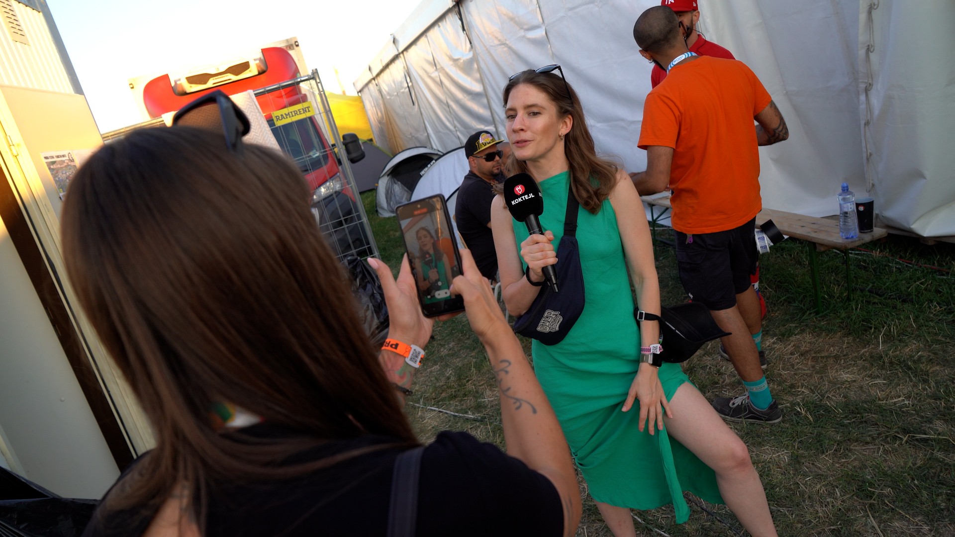 Jana Kovalčíková na festivale Pohoda.