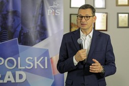 Mateusz Morawiecki promuje Polski Ład  