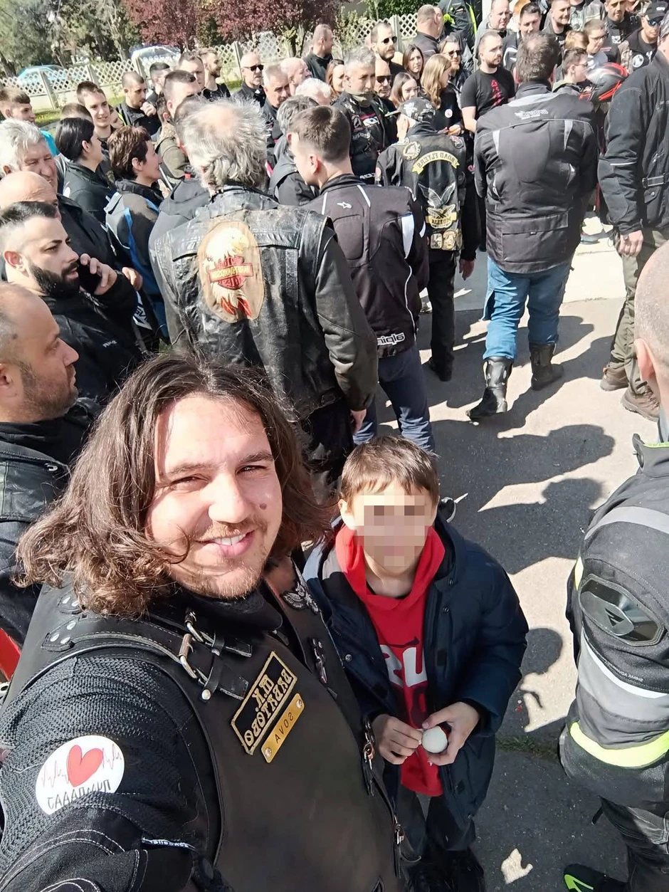 Dalibor Sovilj sa sinom