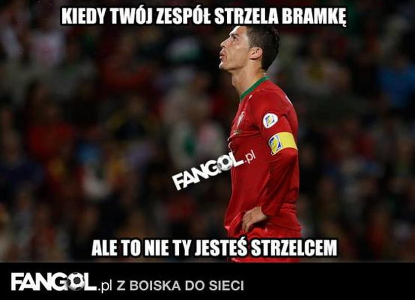 Cristiano Ronaldo nie dał rady Wikingom. MEMY