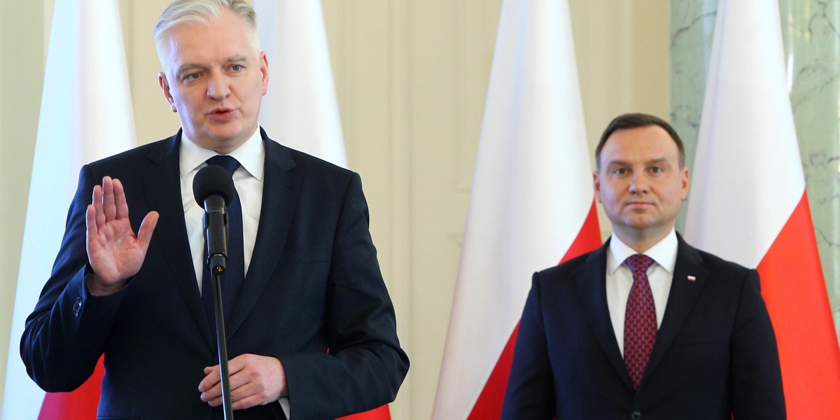 Jarosław Gowin i Andrzej Duda