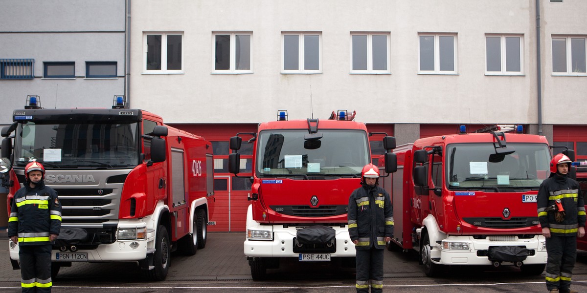 Komornik zajął wozy strażackie bo stały u dłużnika