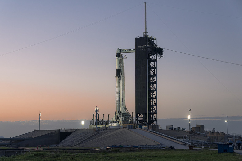 NASA SpaceX Crew-2 - zdjęcie ze startu misji