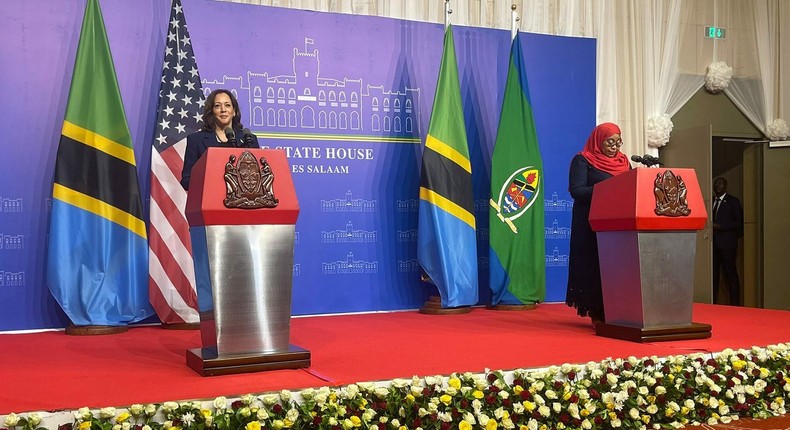 US vice-president Kamala Harris has disclosed trade plans with Tanzania