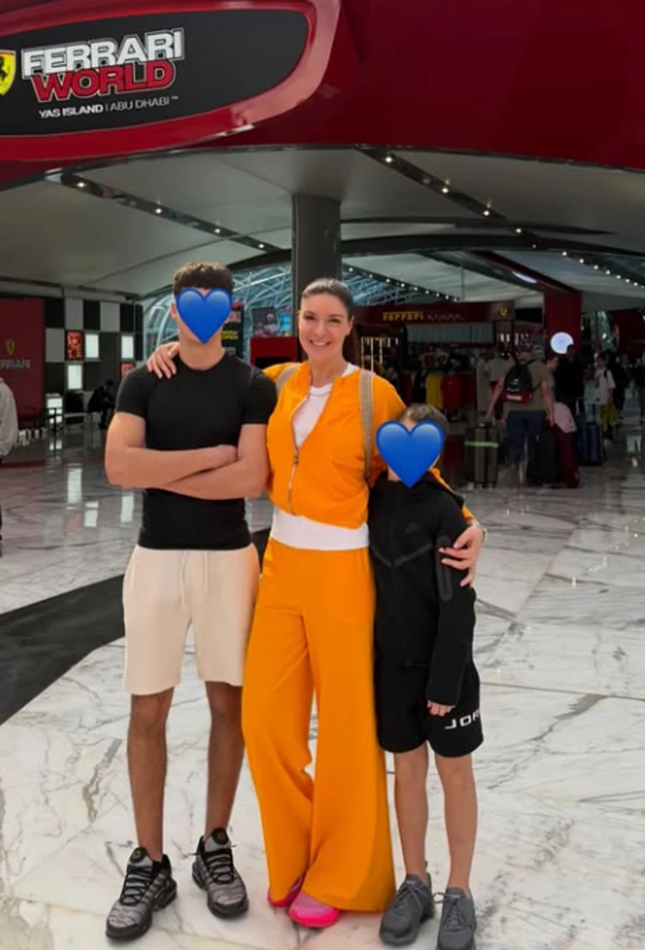 Sanja Kužet sa porodicom