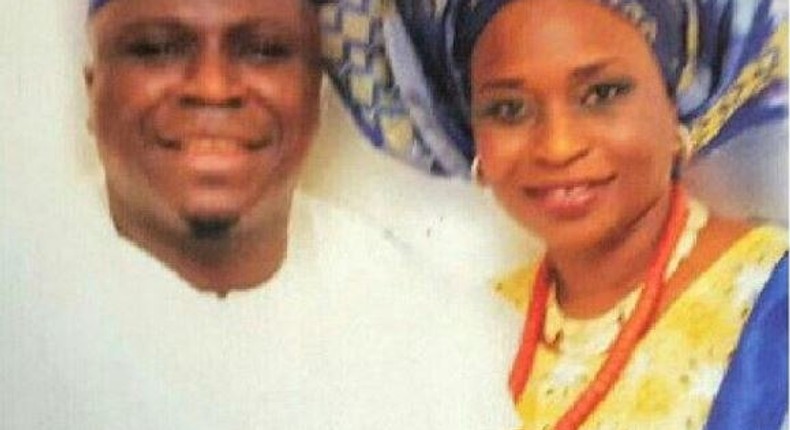 Gbenga Adeyinka and wife 