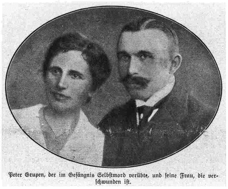 Peter Grupen z żoną, ciotką Dorothei