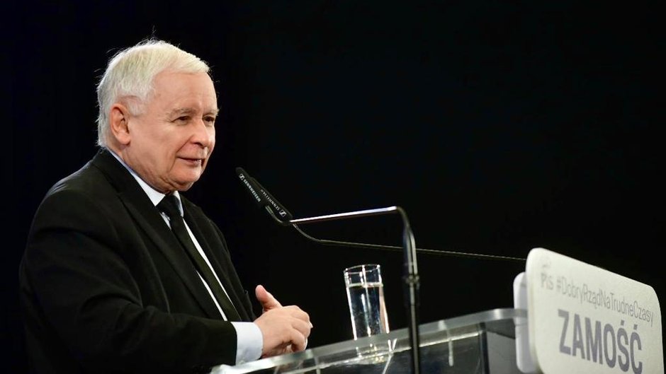 Jarosław Kaczyński w Zamościu