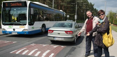 Ale bubel! Przez te progi nie da się jeździć!