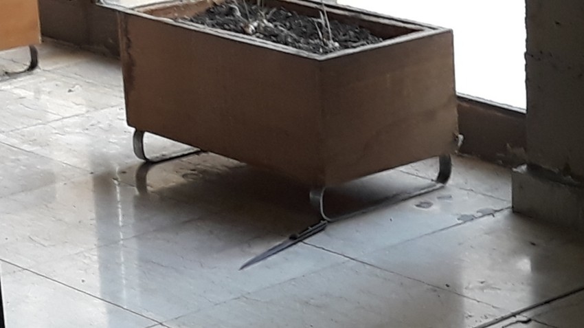 Nož kojim je izvršen napad 