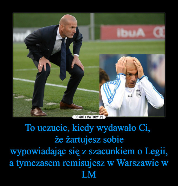 Liga Mistrzów: Legia Warszawa zremisowała z Realem Madryt - memy po meczu