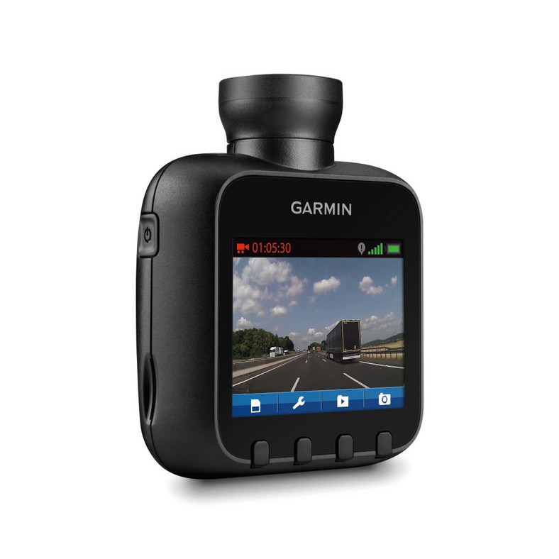 Rejestrator Garmin Dash Cam 20 nagrywa w sposób ciągły w pętli.